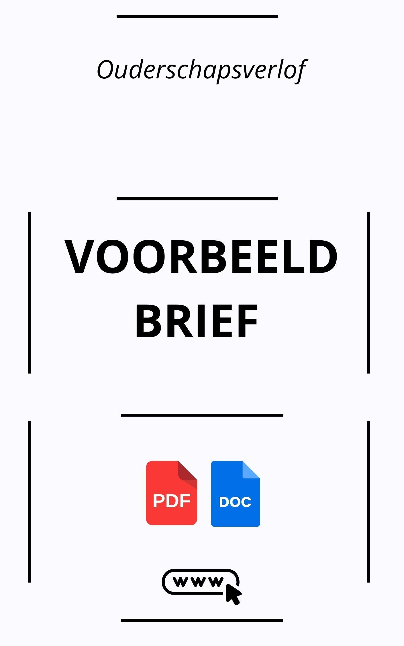 Voorbeeldbrief Ouderschapsverlof