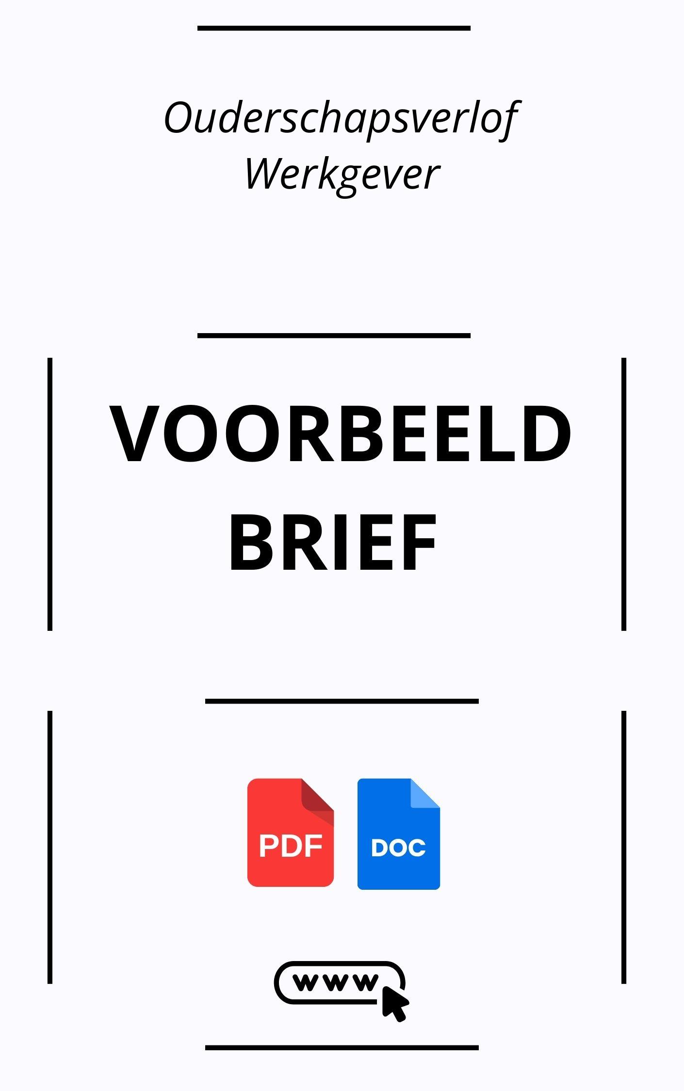 Voorbeeldbrief Ouderschapsverlof Werkgever